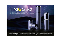 TIMIGO K2: 4in1 Kombiset für Fahrzeuge als Alltagshelfer