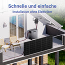 Balkonkraftwerkspeicher XORO SOLAR SPS 2150 mit Bluetooth- und WLAN-Modul, 2016 Wh Kapazität, App-Steuerung, für Innen- und Außenbereich (IP65), inkl. Zubehör