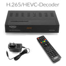 XORO HRM 7670 TWIN, Multi-Tuner-Receiver für digitales Antennen (DVB-T/DVB-T2 HD) oder Kabelfernsehen (DVB-C/C2 HD), 2 Empfangsteile für gleichzeitiges Aufnehmen und Ansehen von unverschlüsselten Fernsehsendungen, HDMI, Timeshift, 5V-Ausgang