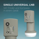 XORO SF 100 LNB: Hochwertiges Universal-LNB für zuverlässigen und gestochen scharfen Satellitenempfang - Perfekte Signalqualität für Ihr TV-Erlebnis!