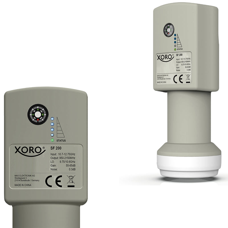XORO SF 200 LNB: Leistungsstarkes Universal-LNB für zuverlässigen und gestochen scharfen Satellitenempfang - Perfekte Signalqualität für Ihr TV-Vergnügen!