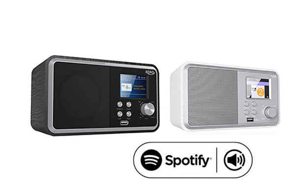 XORO HMT 300 V2 - WLAN Internet Radio mit DAB/FM-Sendersimulation und Spotify - MAS Elektronik Shop
