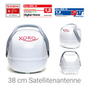 XORO MPA 38 Vollautomatische tragbare Satelliten-Antenne mit Steuergerät