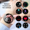 XINJI N2 - Smart-Uhr mit Bluetooth, Touchpanel, Puls-/HRV-/Blutsauerstoff-Messung, Schlafmonitor, Musikspeicher Dreh-und Druckknopf Gold