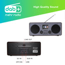 XORO DAB 600 IR V3: Vielseitiges DAB+/FM-Radio mit Internetradio und WLAN-Funktion für erstklassigen Sound und grenzenloses Musikerlebnis!