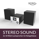 XORO HMT 500 Pro: Kombiniertes Internetradio und CD-Player für grenzenloses Entertainment und erstklassigen Musikgenuss!