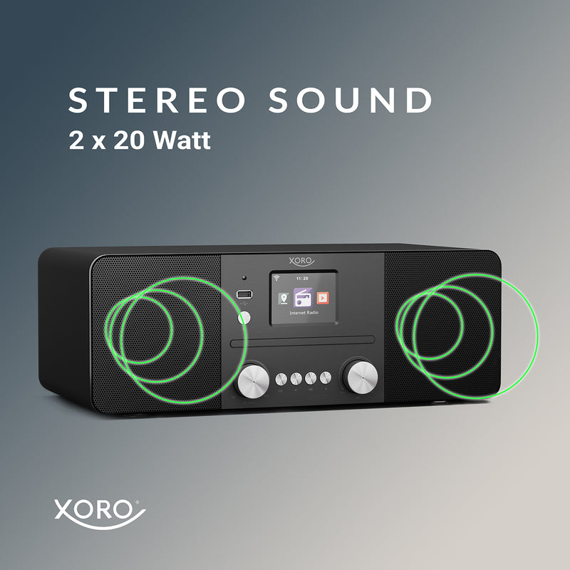 XORO HMT 620: Leistungsstarkes Internetradio mit umfangreichen Funktionen für beeindruckendes Entertainment in höchster Qualität!