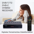 XORO HRT 8770 TWIN: Hochwertiger Twin-Tuner HD-DVB-T2/C Receiver für erstklassiges terrestrisches oder Kabelfernsehen und gleichzeitiges Aufnehmen Ihrer Lieblingssendungen - Maximales TV-Erlebnis!