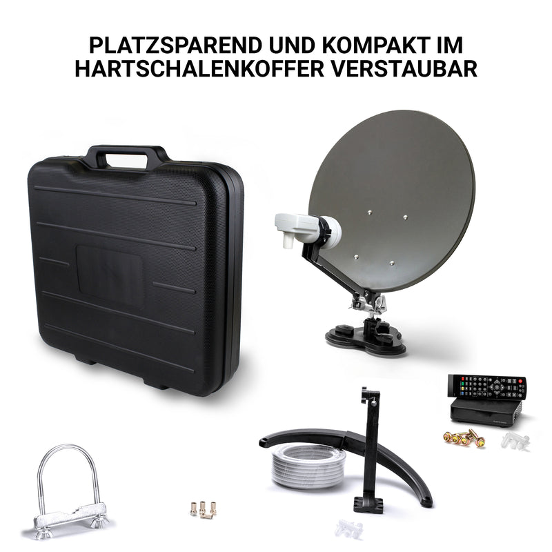 XORO MCA 38 HD Set: Hochwertiges HD Satelliten Set für gestochen scharfes Fernsehen und vielseitige Unterhaltungsoptionen - Das ideale Paket für Ihr TV-Erlebnis!
