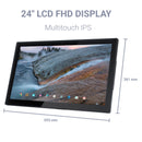 XORO MegaPAD 2404 V7 24 Zoll (60,96 cm) LCD FHD kapazitives Multitouch IPS Display