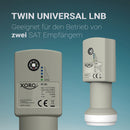 XORO SF 200 LNB: Leistungsstarkes Universal-LNB für zuverlässigen und gestochen scharfen Satellitenempfang - Perfekte Signalqualität für Ihr TV-Vergnügen!